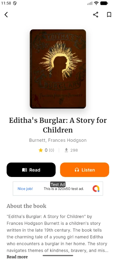Gutenberg eBooks & Audiobooks screenshot
